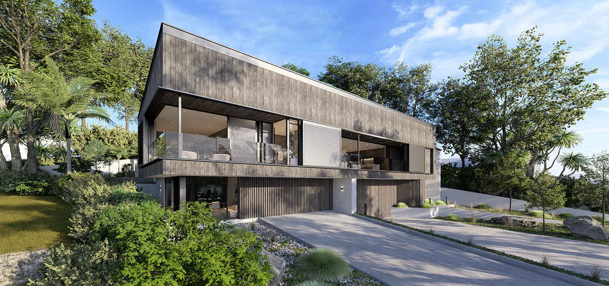 Architectural 3D render of McGrath Residence